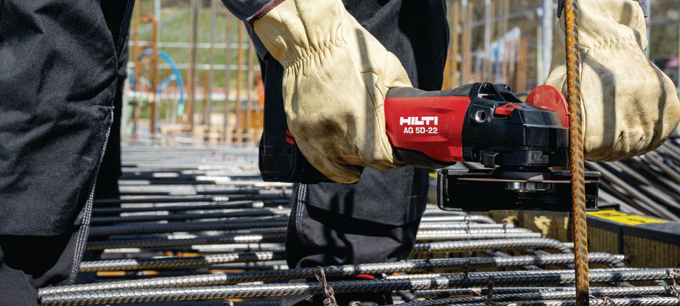 Hilti AG 5D-22 haakse accuslijper (125 mm)