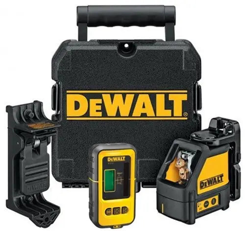 DeWalt DW088KD kruislijnlaser + Ontvanger DE0892 - DW088KD